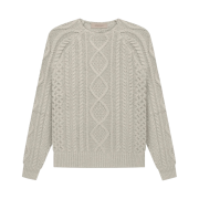 Essentials Cable Knit Smoke - 22FW