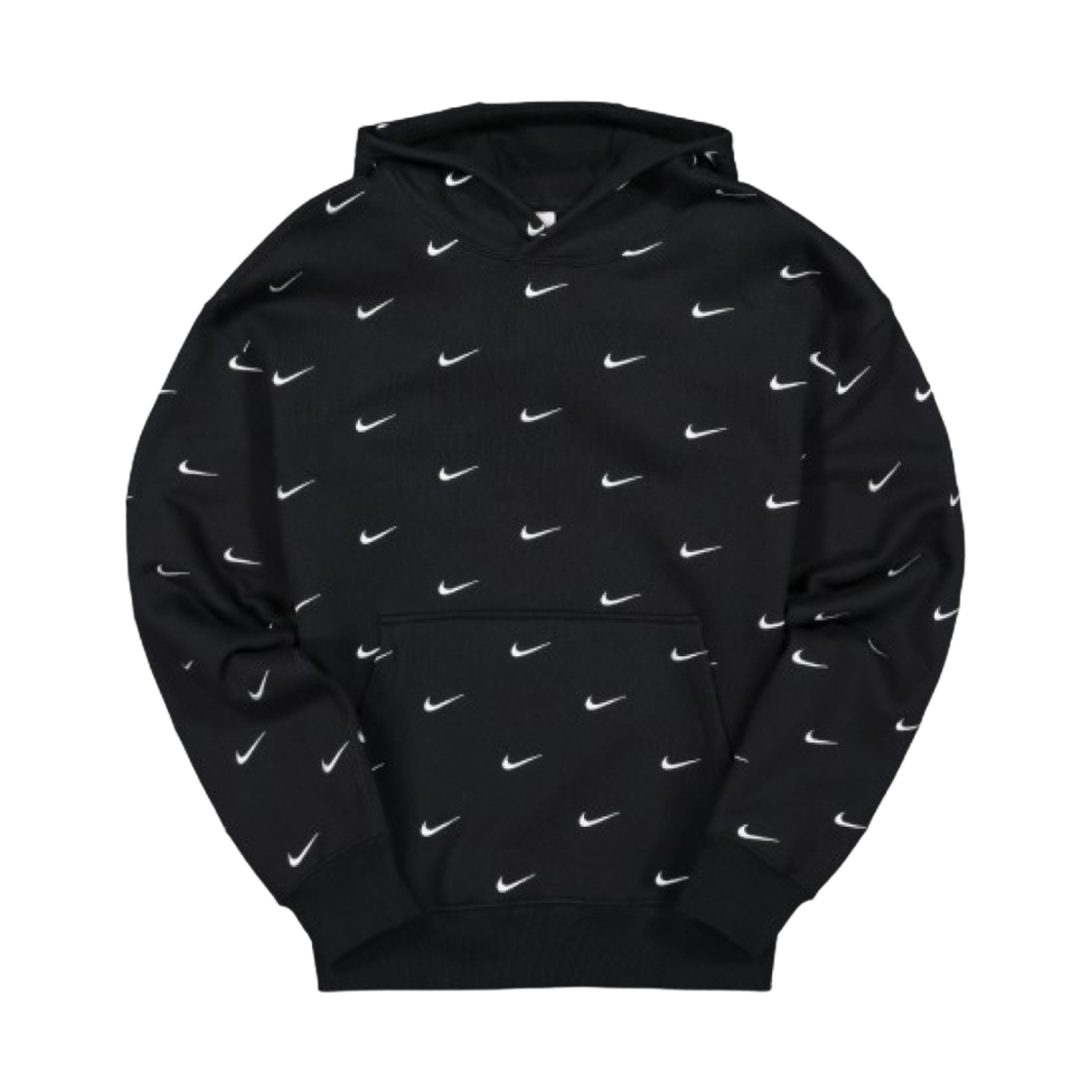 나이키 NRG 스우시 로고 후드 블랙