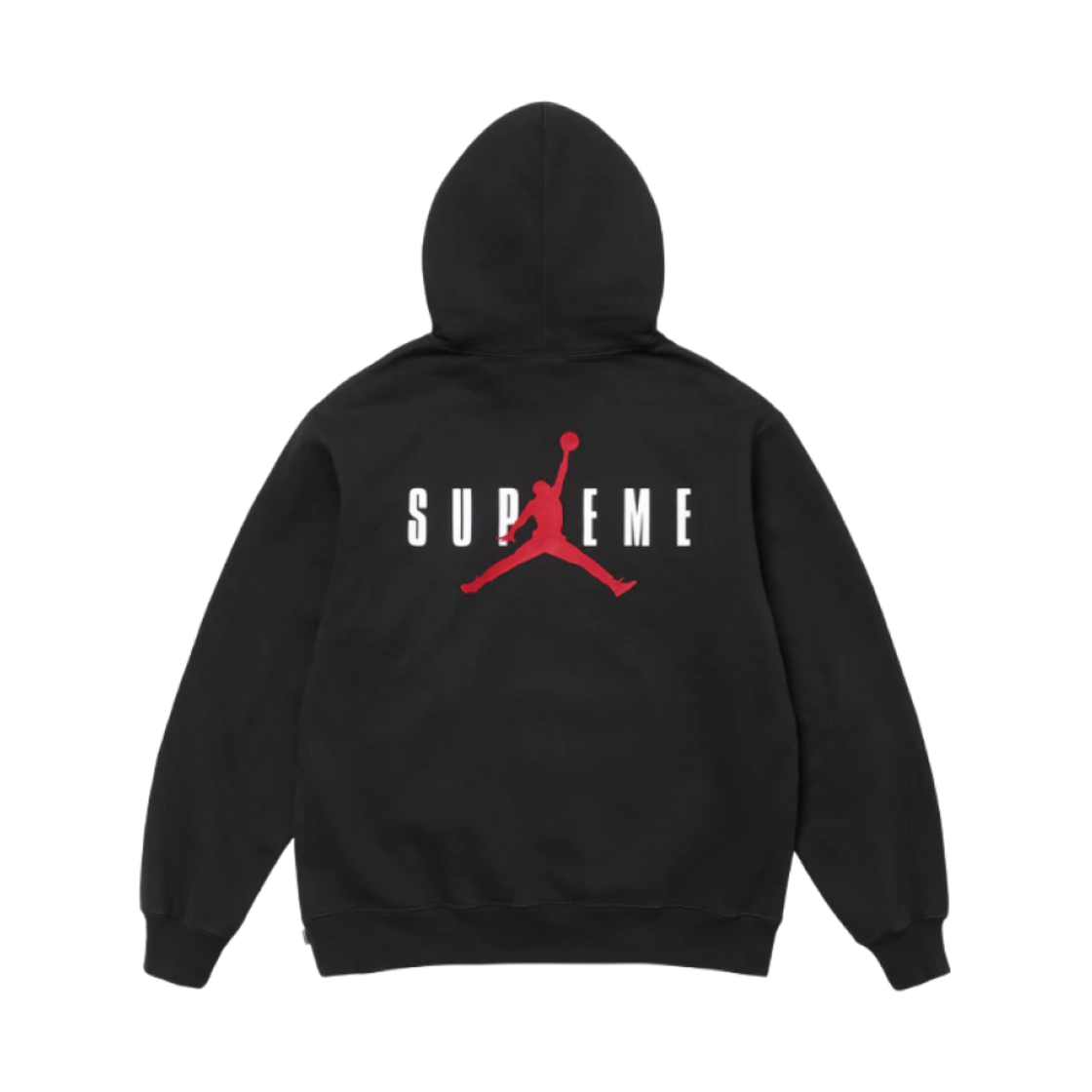 슈프림 x 조던 후드 스웨트셔츠 블랙 - 24FW(Supreme x Jordan Hooded Sweatshirt Black - 24FW)