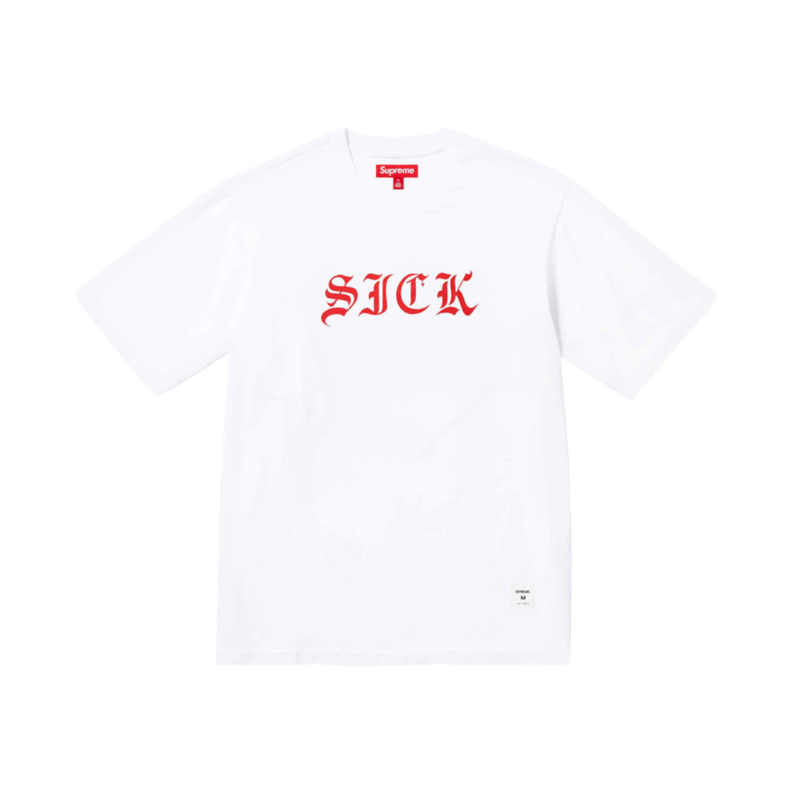 슈프림 식 숏슬리브 탑 화이트 - 24SS(Supreme Sick S/S Top White - 24SS) - 1