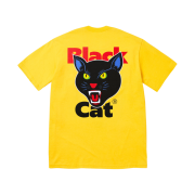 Supreme Black Cat T-Shirt Yellow - 24SS