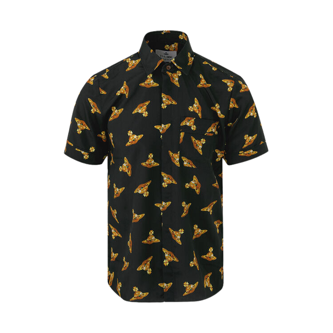 비비안 웨스트우드 클래식 숏슬리브 셔츠 블랙(Vivienne Westwood Classic Short Sleeve Shirt Black) - 1