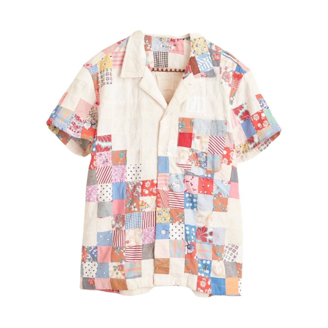 - Bode Garden Square Short Sleeve Shirt Multi