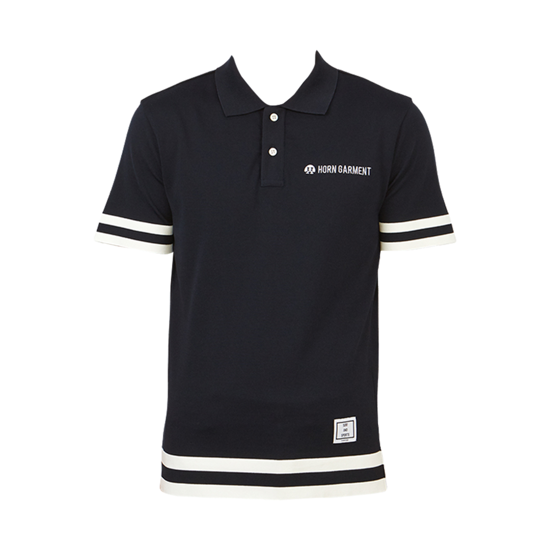 혼가먼트 골프 웨어 폴로 니트 네이비(Horn Garment Golf Wear Polo Knit Navy)