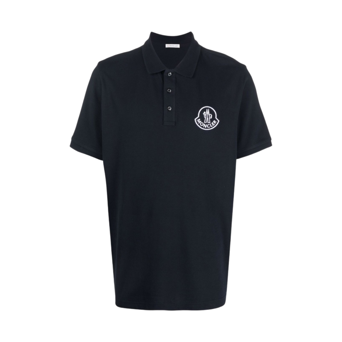 몽클레르 로고 폴로 셔츠 네이비 블루 - 22SS(Moncler Logo Polo Shirt Navy Blue - 22SS) - 1