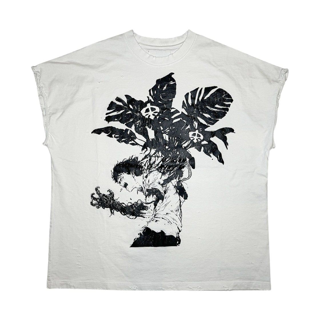 35EU350218 IATF x Skoot Grow Op Tank Top Sand Beige