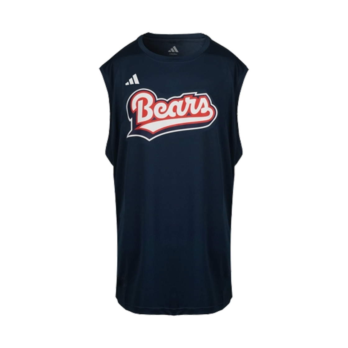 두산 베어스 x 아디다스 2025 어센틱 트레이닝 민소매 티셔츠 네이비 - KR 사이즈(Doosan Bears x Adidas 2025 Authentic Training Sleeveless T-Shirt Navy - KR Sizing)