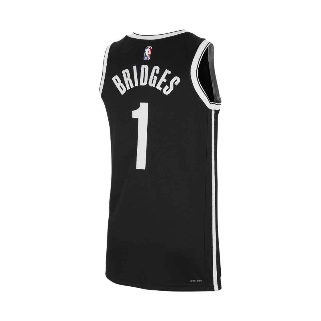 나이키 미칼 브리지스 브루클린 네츠 아이콘 에디션 2022/23 NBA 스윙맨 저지 블랙(Nike Mikal Bridges Brooklyn Nets Icon Edition 2022/23 NBA Swingman Jersey Black) - 2