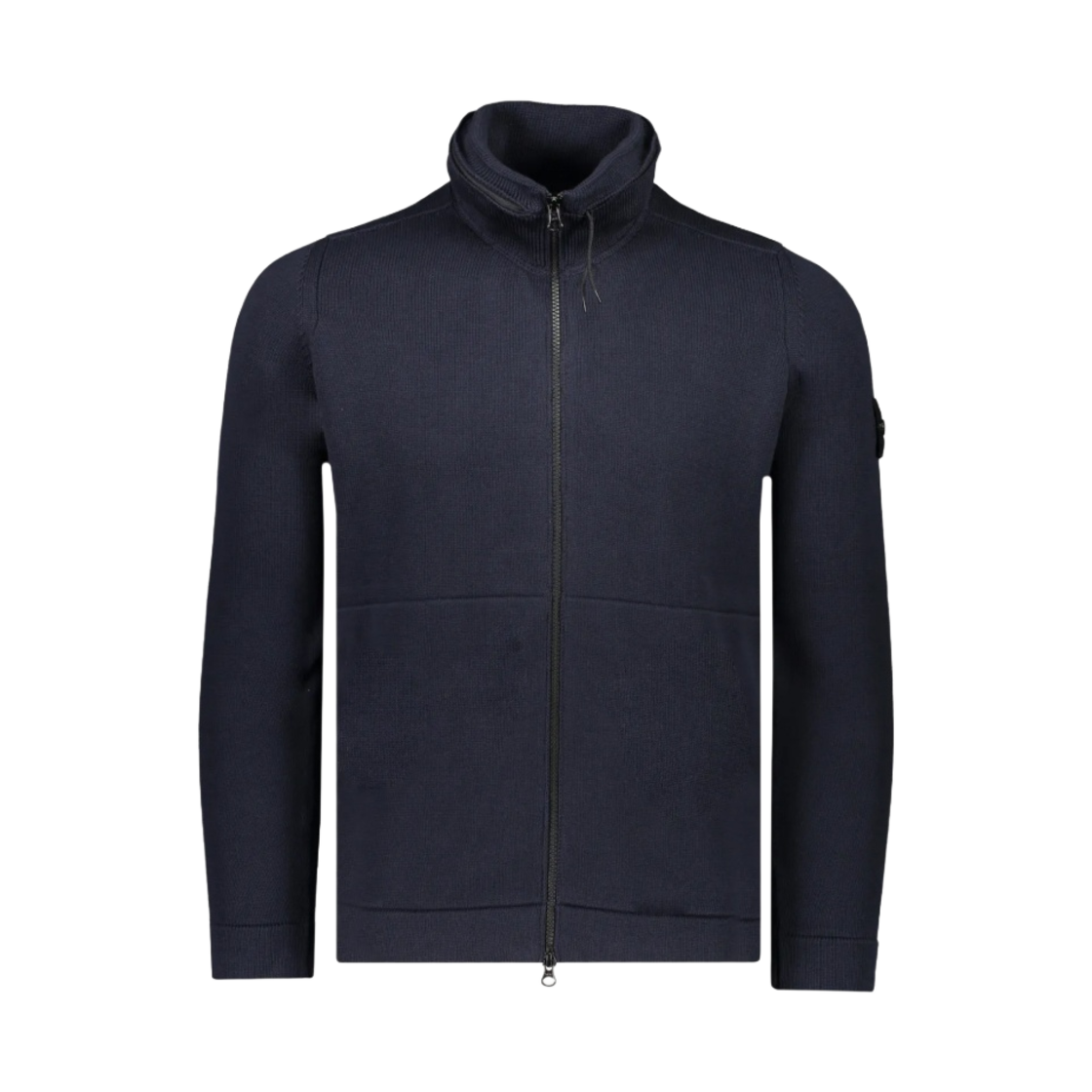 스톤 아일랜드 537B6 스트레치 코튼 스웨터 네이비 블루 - 22SS(Stone Island 537B6 Stretch Cotton Sweater Navy Blue - 22SS) - 1