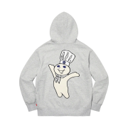 Supreme Doughboy Zip Up Hooded Sweatshirt Heather Grey - 22FW