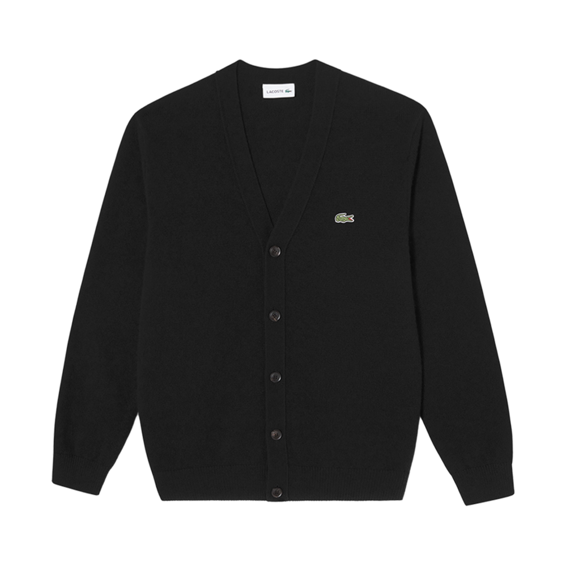 AH560E-54N-031 Lacoste Basic V-Neck Cardigan Black