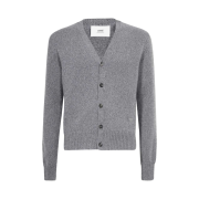 AMI de Coeur Tonal Cardigan Heather Grey
