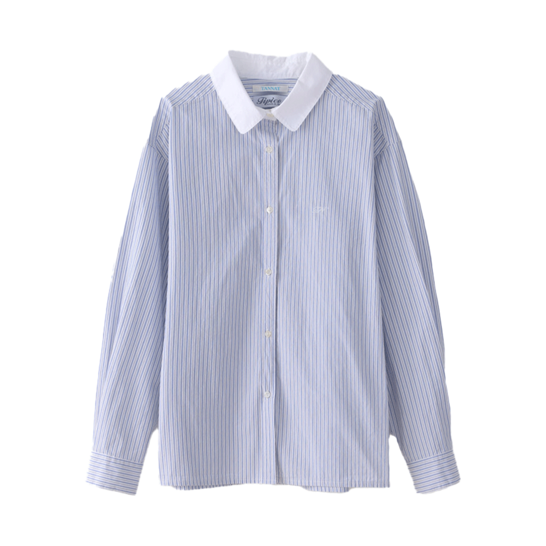 P0000BZK Tannat T/T Tipico Stripe Shirt Blue