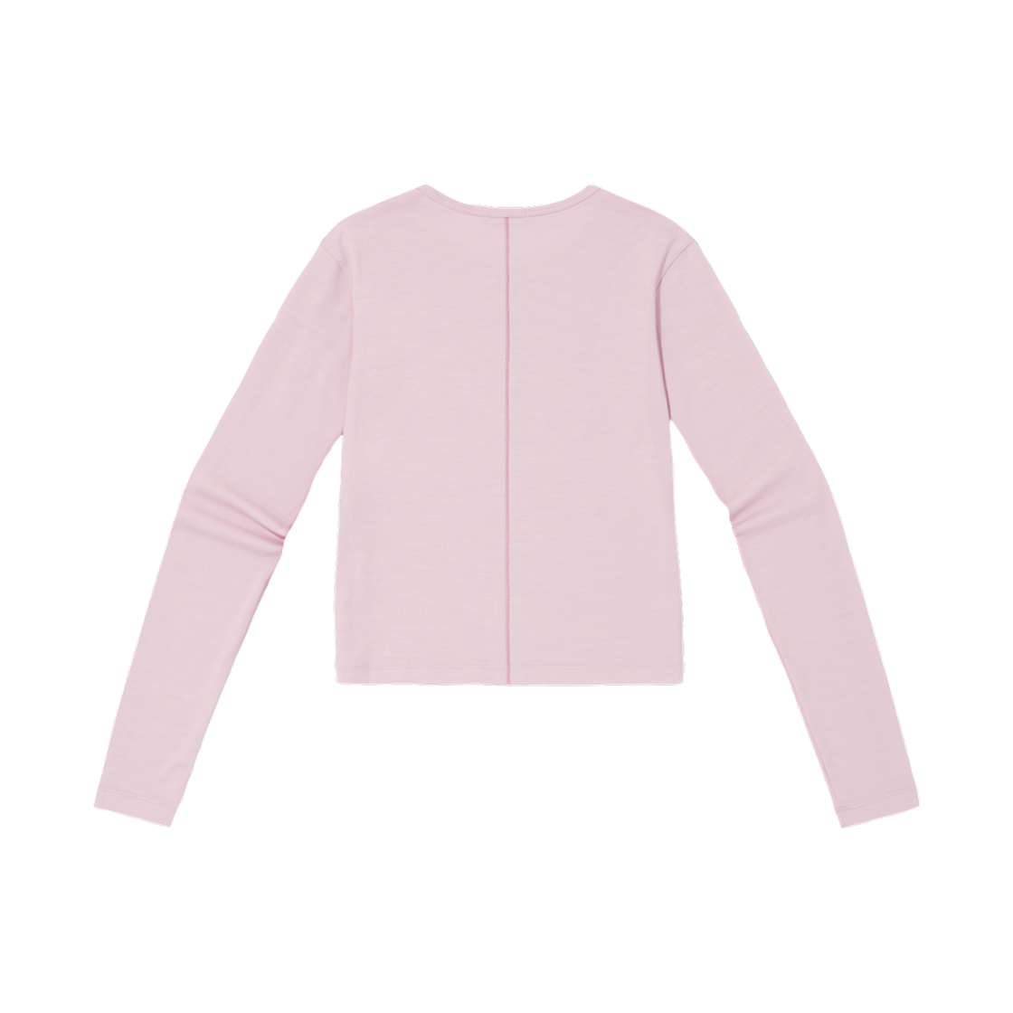 노스페이스 벨루카 울 크롭 롱슬리브 라운드 티셔츠 페일 핑크 - 25SS(The North Face Veluca Wool Crop L/S Round T-Shirt Pale Pink - 25SS) - 2