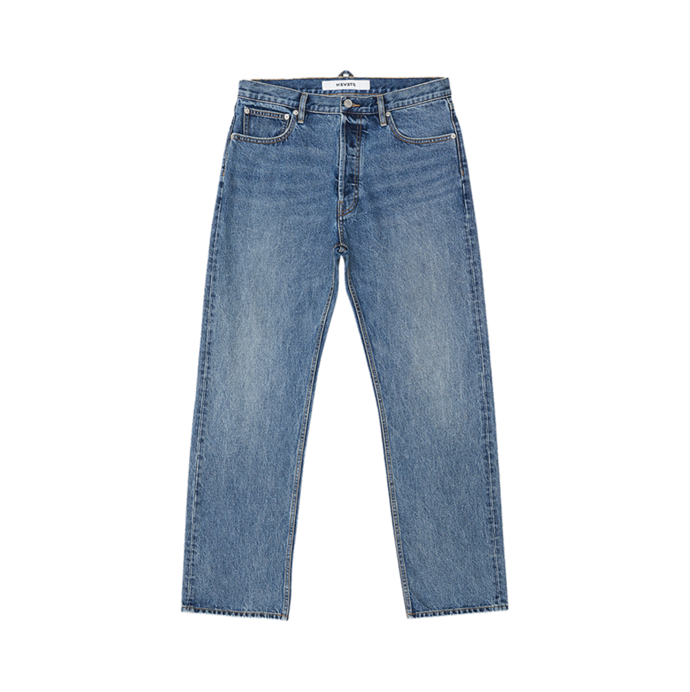 헤베츠 맨 레귤러 셀비지 팬츠 블루(Hevets M Regular Selvedge Pants Blue)