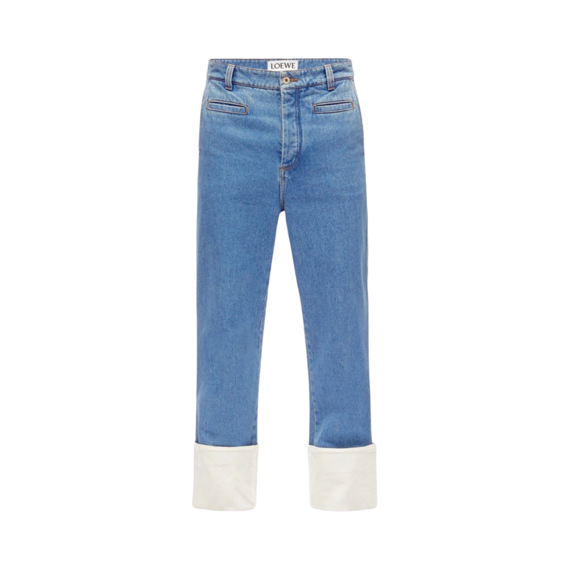 로에베 피셔맨 스톤워시 코튼 진 블루(Loewe Fisherman Stonewash Jeans in Cotton Blue)