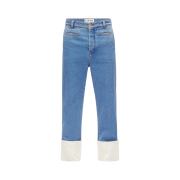 Loewe Fisherman Stonewash Jeans in Cotton Blue