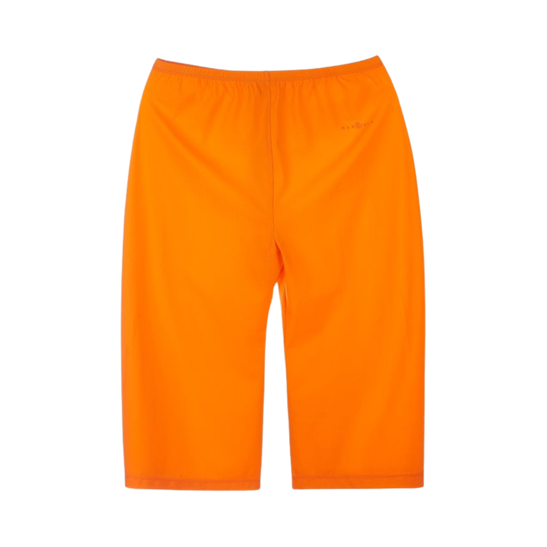 S52MU0082S20518182 (W) MM6 Maison Margiela Fitted Knee Length Shorts Orange