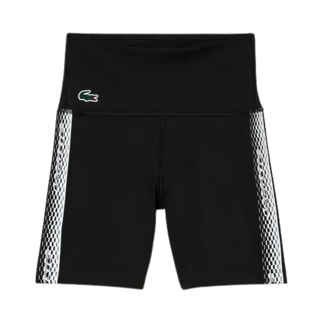 (W) 라코스테 패커블 액티브 쇼츠 블랙((W) Lacoste Packable Active Shorts Black) - 1