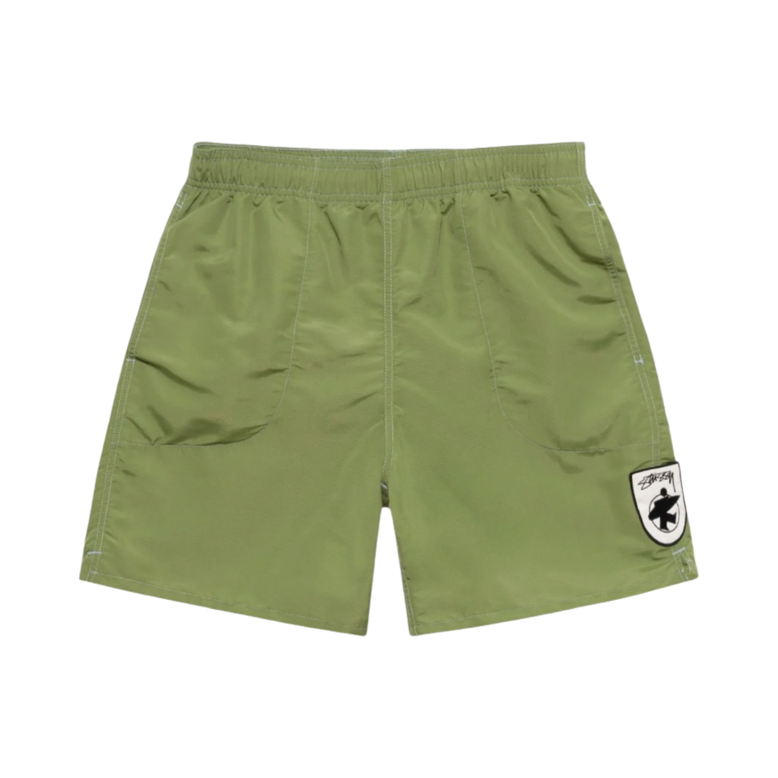 스투시 서프맨 패치 워터 쇼츠 리프(Stussy Surfman Patch Water Shorts Leaf) - 1