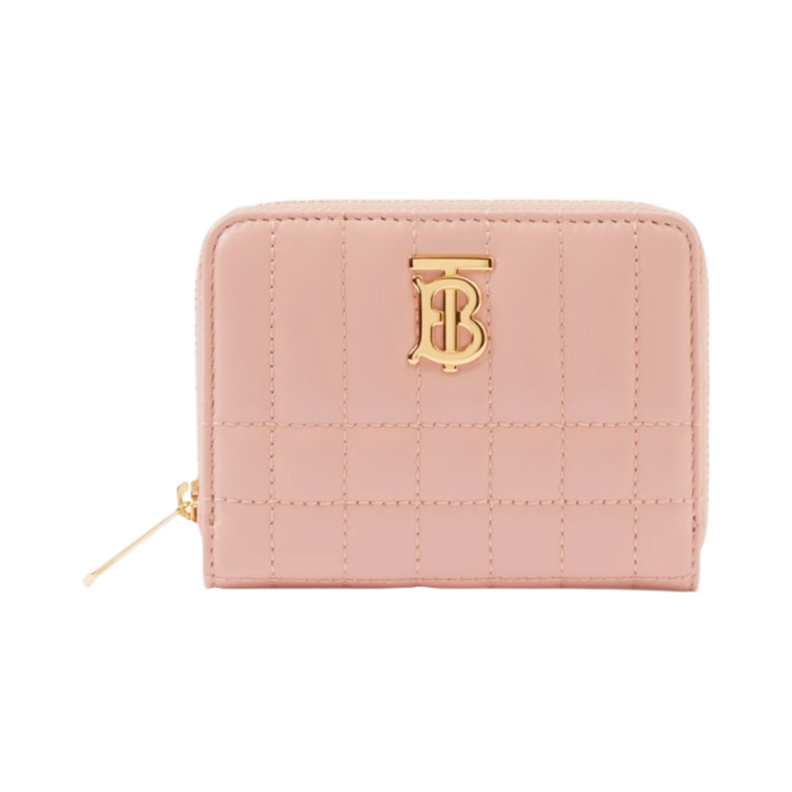버버리 퀼티드 레더 롤라 지퍼 지갑 더스티 핑크(Burberry Quilted Leather Lola Zip Wallet Dusty Pink) - 1