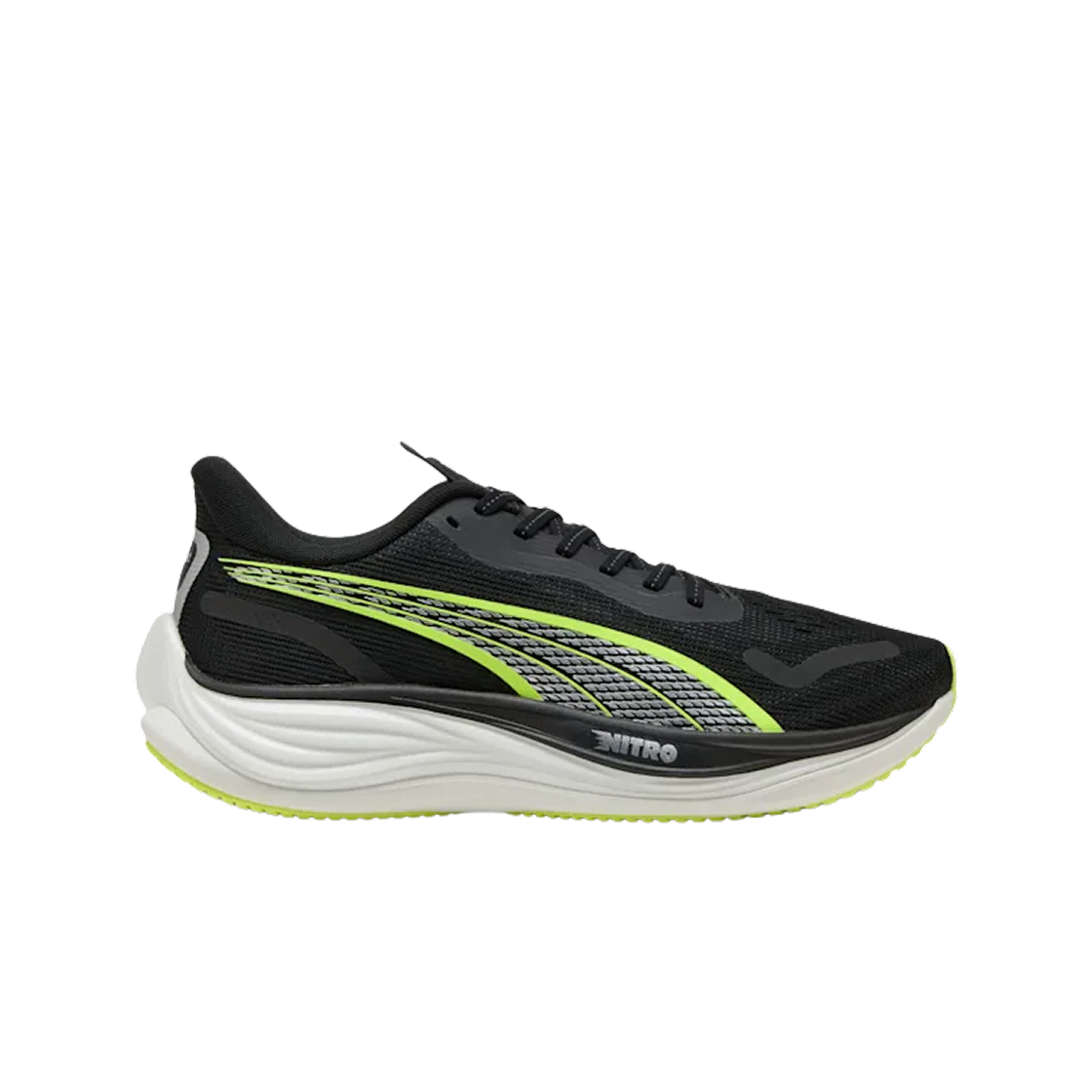 푸마 벨로시티 나이트로 3 블랙 옐로우 얼러트(Puma Velocity Nitro 3 Black Yellow Alert)