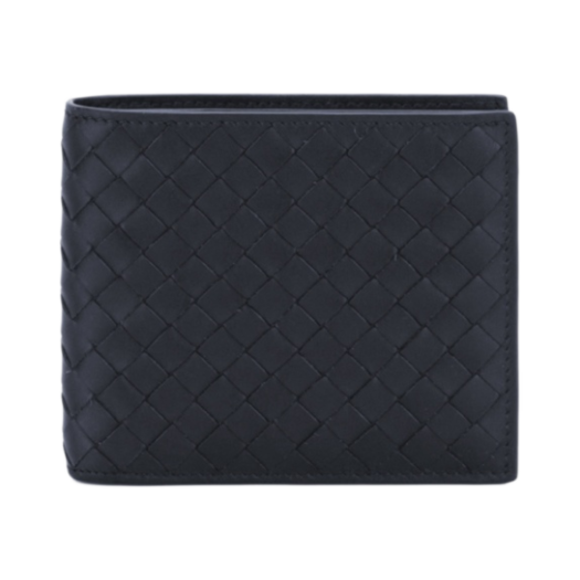 113993V46514013 Bottega Veneta Bi-Fold Wallet Navy