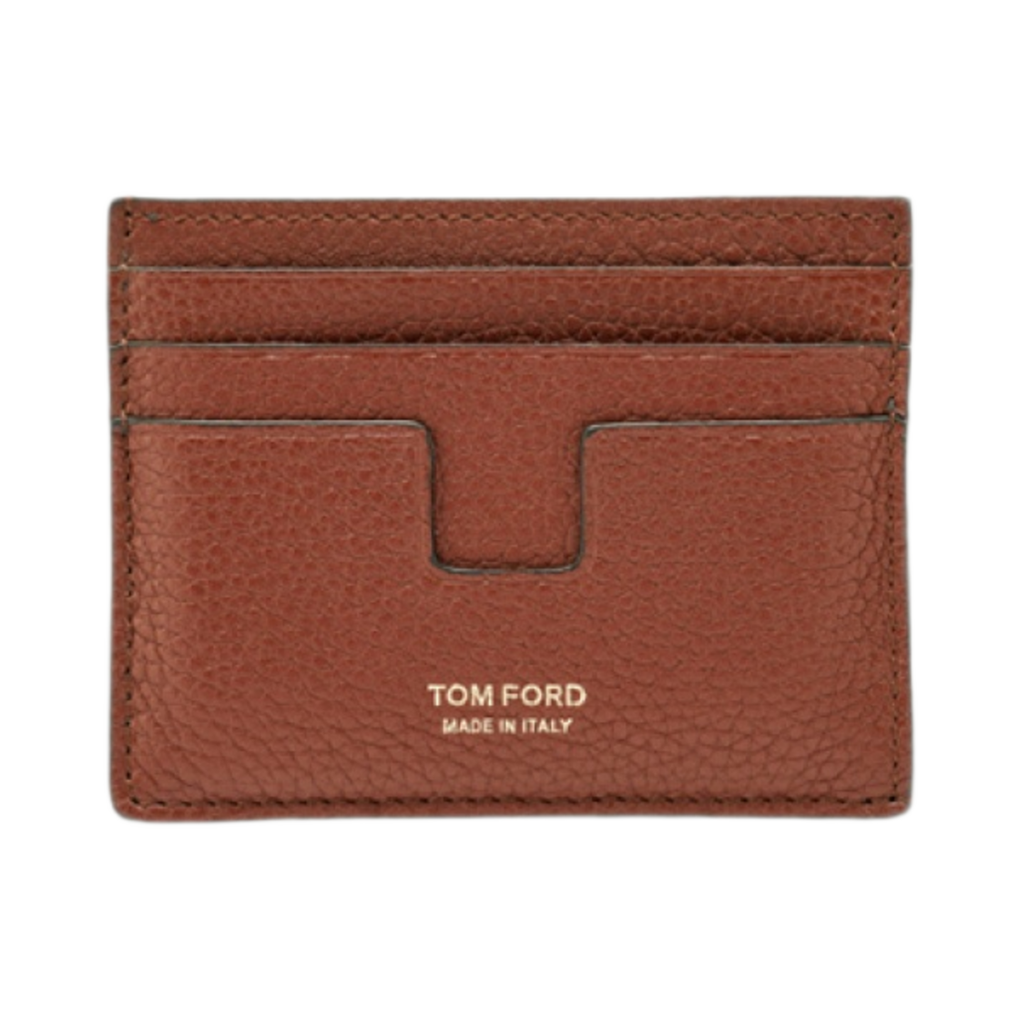 톰포드 그레인 레더 클래식 카드 홀더 꼬냑(Tom Ford Grain Leather Classic Card Holder Cognac) - 1