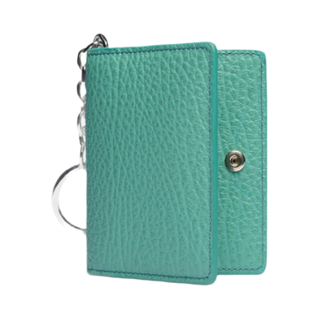 메종 마르지엘라 포 스티치 키링 카드홀 더 버트 도(Maison Margiela Four Stitches Keyring Card Holder Vert D'eau) - 2
