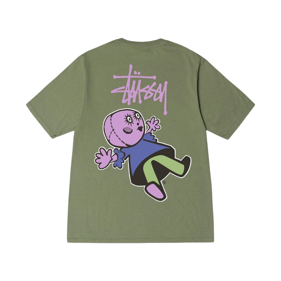 스투시 돌리 피그먼트 다이드 티셔츠 아티초크