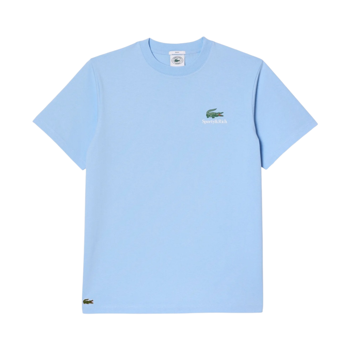 라코스테 x 스포티 앤 리치 플레이 테니스 티셔츠 파노라마 파린(Lacoste x Sporty & Rich Play Tennis T-Shirt Panorama Farine)