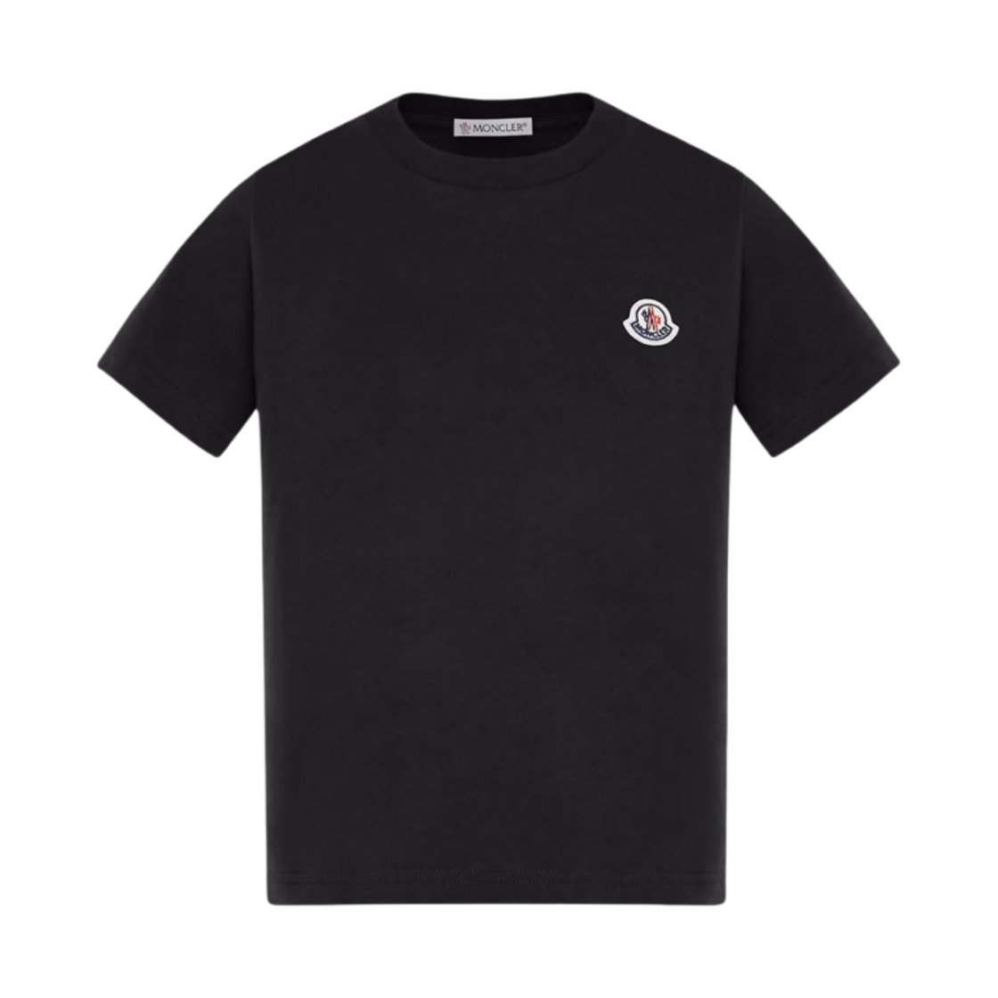 (키즈) 몽클레르 로고 티셔츠 블랙 - 23SS((Kids) Moncler Logo T-Shirt Black - 23SS)