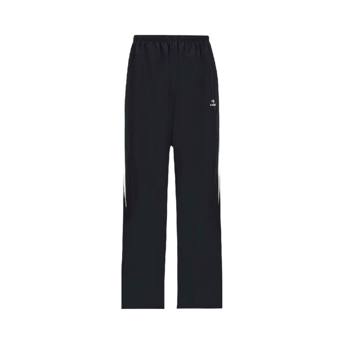 발렌시아가 3B 스포츠 아이콘 로고 트랙 팬츠 블랙