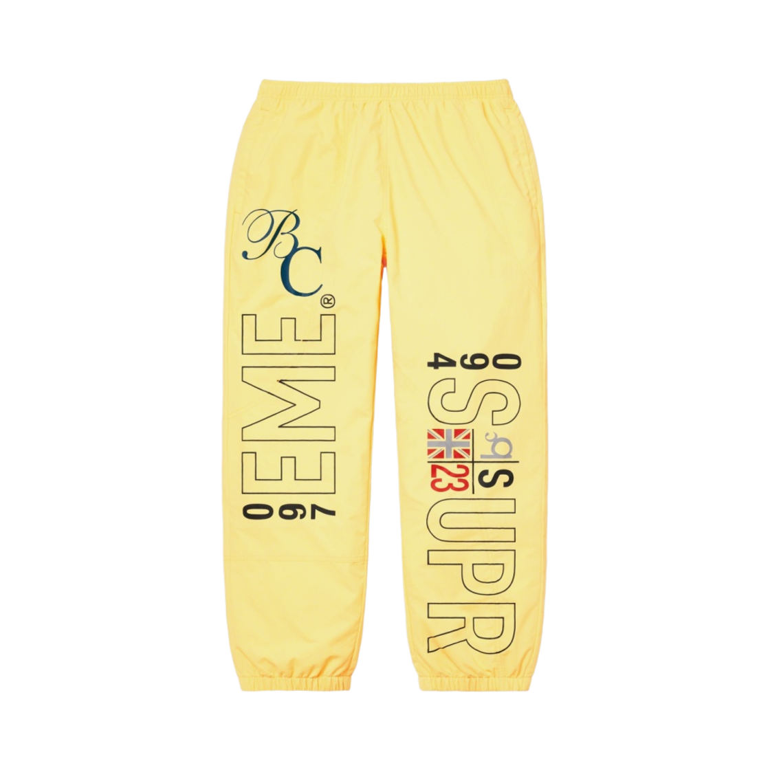 슈프림 x 베르나데트 코퍼레이션 트랙 팬츠 페일 옐로우 - 23SS(Supreme x Bernadette Corporation Track Pants Pale Yellow - 23SS) - 1