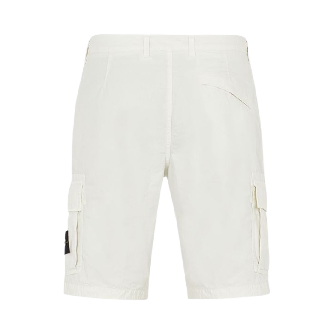 7615L1119-V0001 Stone Island L1119 Cotton Twill Bermuda Cargo Shorts White - 22SS - #2