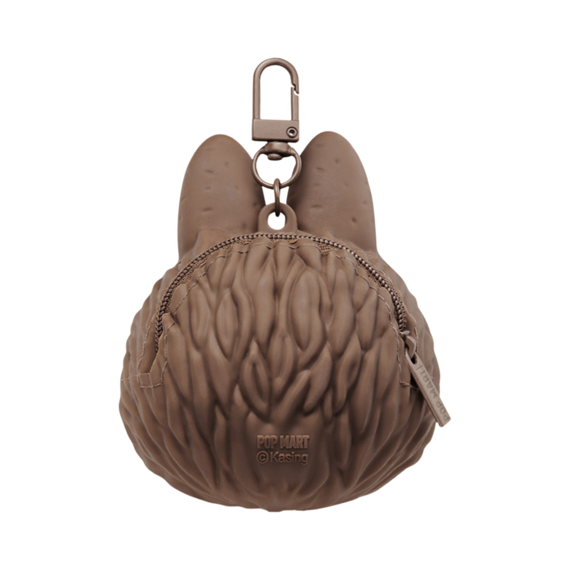 - Pop Mart Labubu Original Silicone Earphone Bag Brown - #2