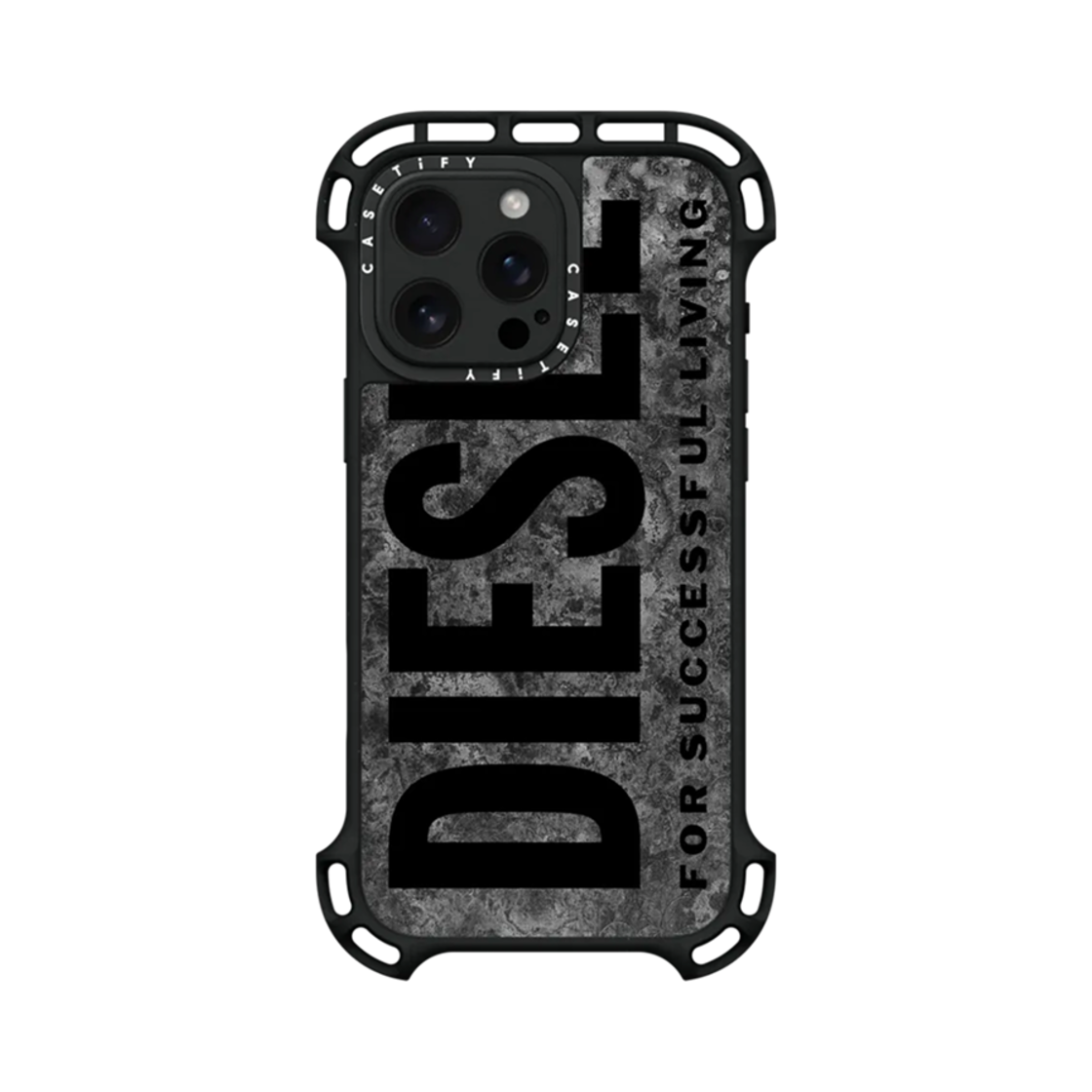 케이스티파이 x 디젤 아이폰 블랙 옥시다이즈 비스코토 맥세이프 울트라 바운스 케이스 블랙(Casetify x Diesel iPhone Black Oxidized Biscotto Magsafe Ultra Bounce Case Black) - 2