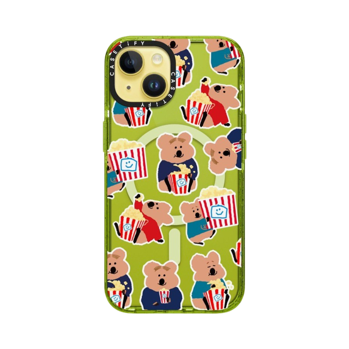 케이스티파이 x 다이노탱 아이폰 스낵 바 어택 맥세이프 임팩트 케이스 키위(Casetify x Dinotaeng iPhone Snack Bar Attack MagSafe Impact Case Kiwi) - 3