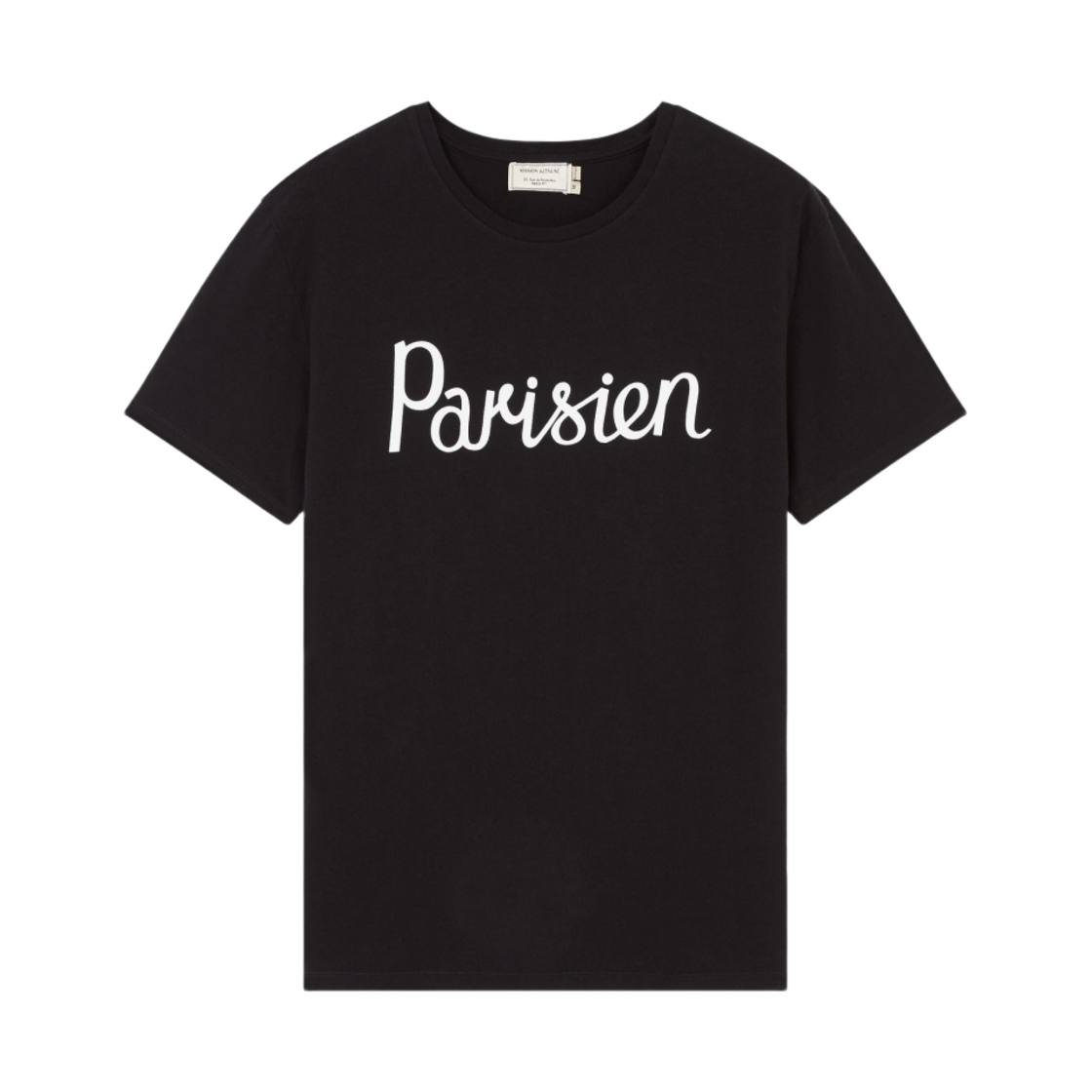 메종 키츠네 파리지앵 티셔츠 블랙(Maison Kitsune Parisien T-Shirt Black) - 1
