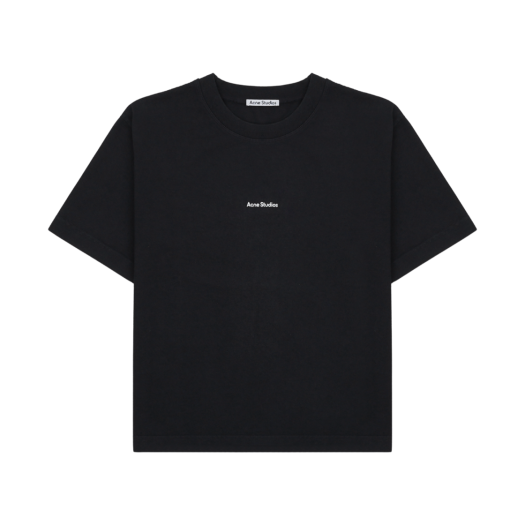 AL0135-900 (W) Acne Studios Logo T-Shirt Black