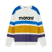Isabel Marant Meyoan Logo Sweatshirt Blue - 22FW