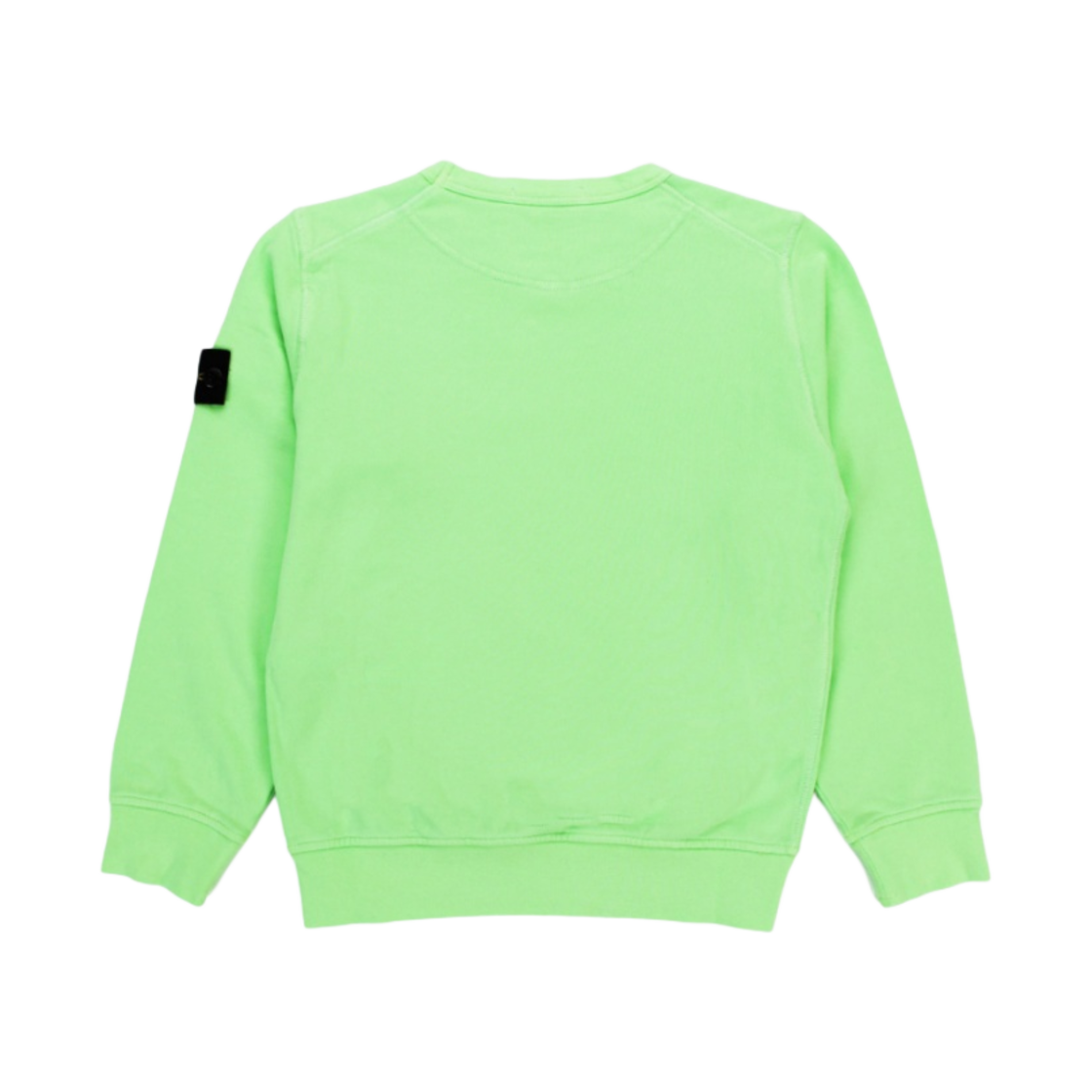 (키즈) 스톤 아일랜드 61340 코튼 플리스 크루넥 스웨트셔츠 피스타치오 - 22SS((Kids) Stone Island 61340 Cotton Fleece Crewneck Sweatshirt Pistachio - 22SS) - 2