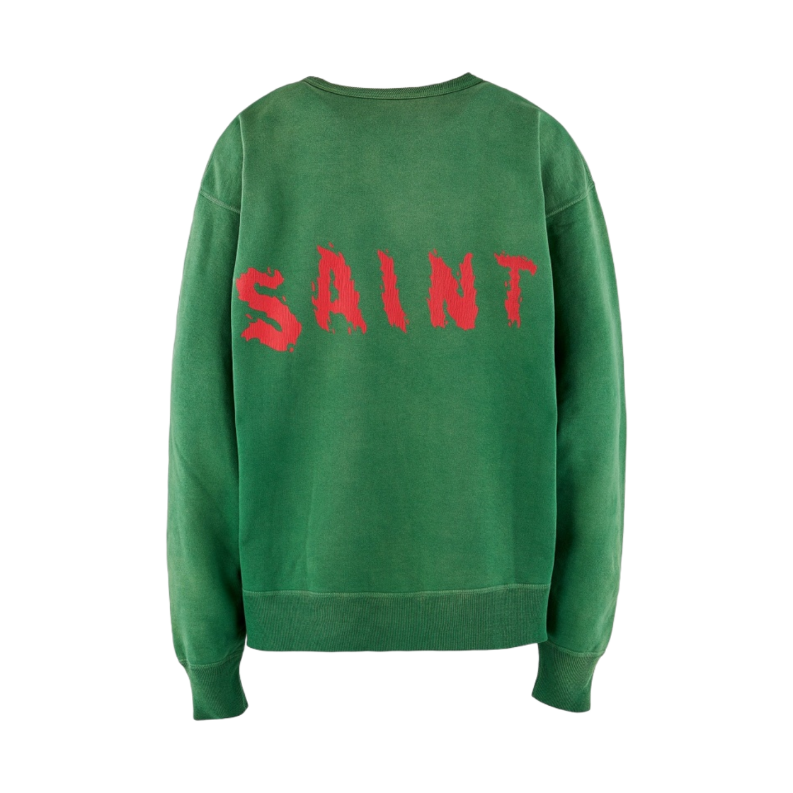 세인트 마이클 케르베로스 크루넥 스웨트셔츠 그린 - 23AW(Saint Mxxxxxx Cerberus Crew Neck Sweatshirt Green - 23AW) - 2