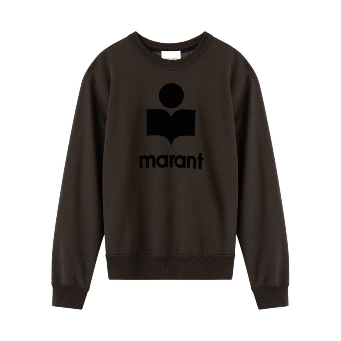 SW0029HA-A1M05H-02FK Isabel Marant Mikoy Logo Cotton Sweatshirt Faded Black - 23SS