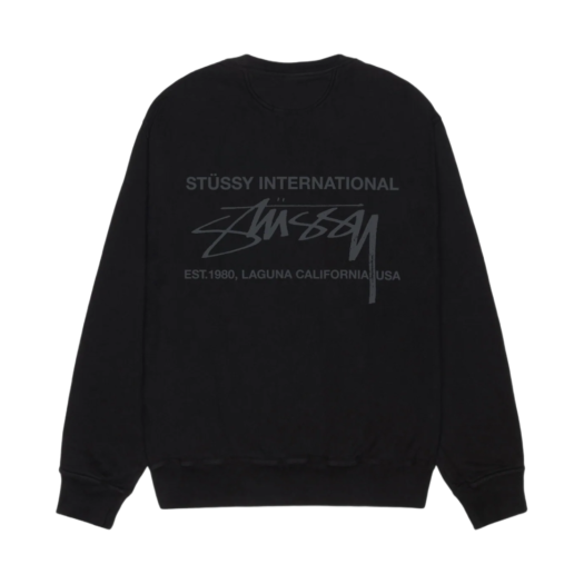 스투시 드래곤 크루넥 블랙 | Stussy | KREAM