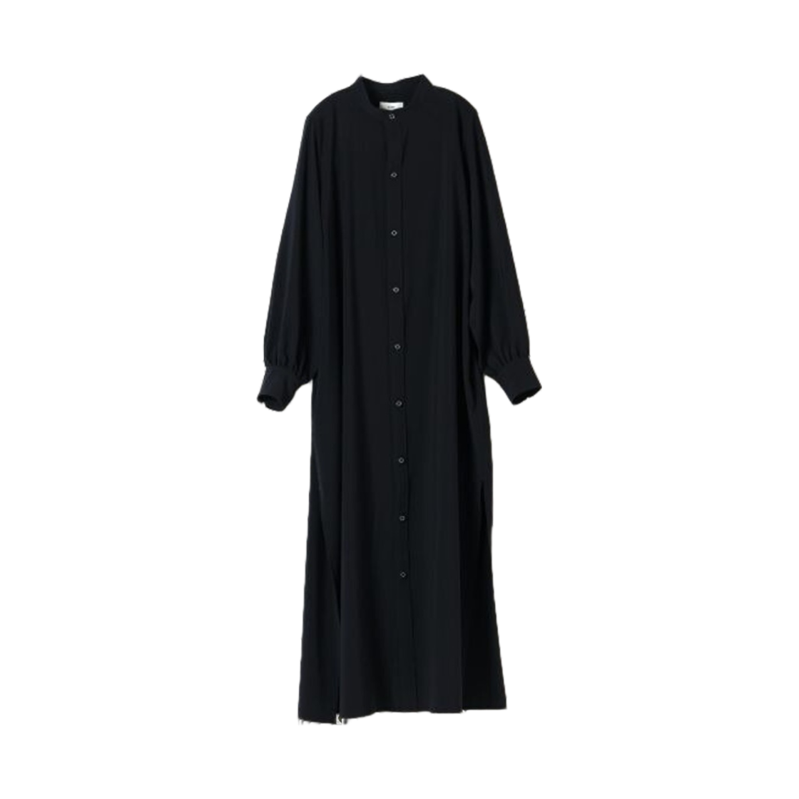 (W) 하이크 맥시 셔츠 드레스 네이비((W) Hyke Maxi Shirt Dress Navy)