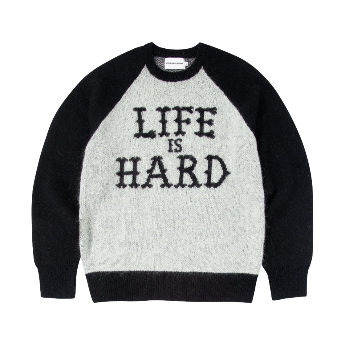 더바이닐하우스 모헤어 자카드 스웨터 크림