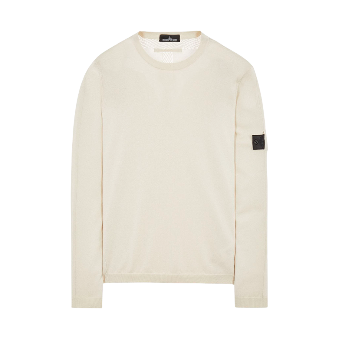 스톤 아일랜드 쉐도우 프로젝트 5142H 머서라이즈드 코튼 크루넥 니트 아이보리 - 22SS(Stone Island Shadow Project 5142H Mercerized Cotton Crewneck Knit Ivory - 22SS) - 1