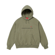 Supreme Brooklyn Shop Small Box Hooded Sweatshirt Light Olive - 23FW