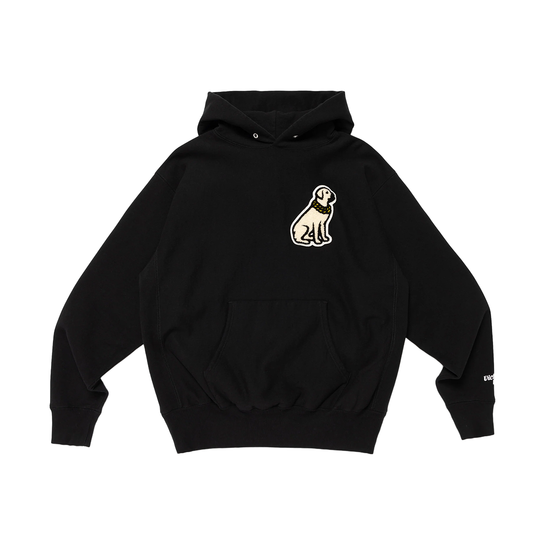 빅터 빅터 헤비웨이트 후드 블랙(Victor Victor Heavyweight Hoodie Black)